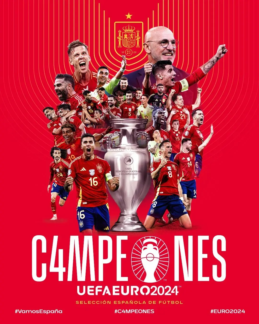 De Europese voetbalkampioenen van 2024